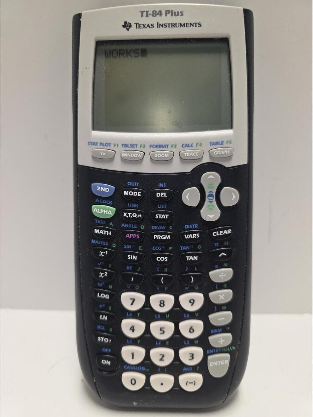 Texas Instruments TI-84 Plus Graphing Calculator Math College Tested Working